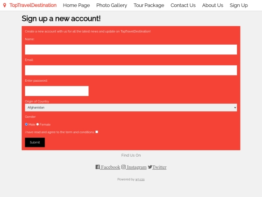login screenshot