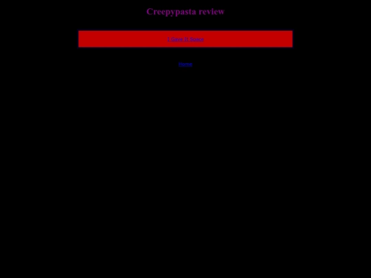 Creepypasta screenshot
