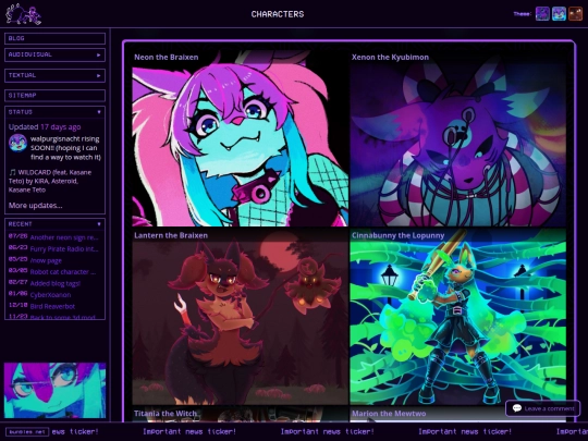 characters/characters screenshot