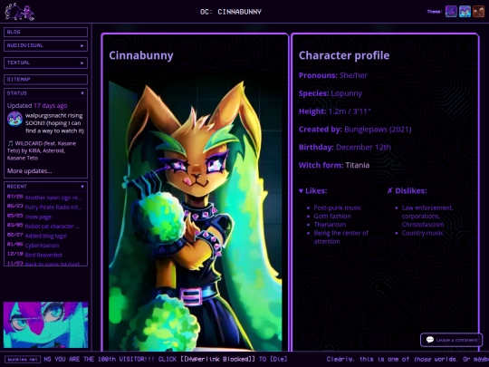 characters/cinnabunny screenshot