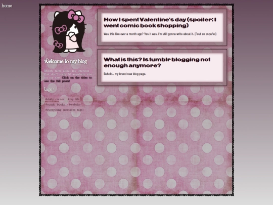 blog screenshot