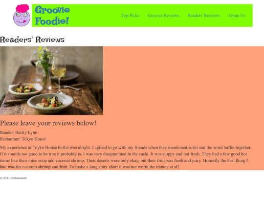 readersreview screenshot