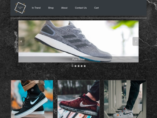 html/intrend screenshot