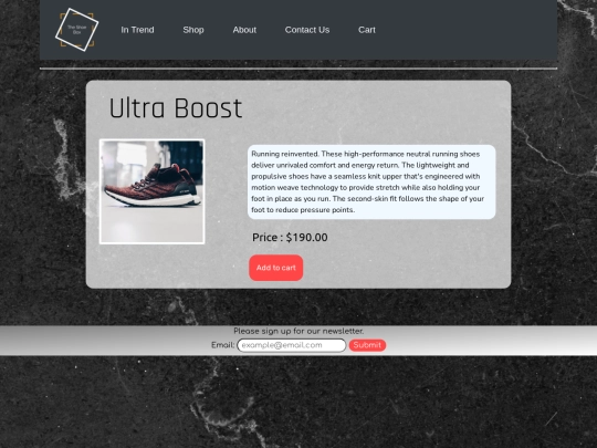 html/ultraboost screenshot