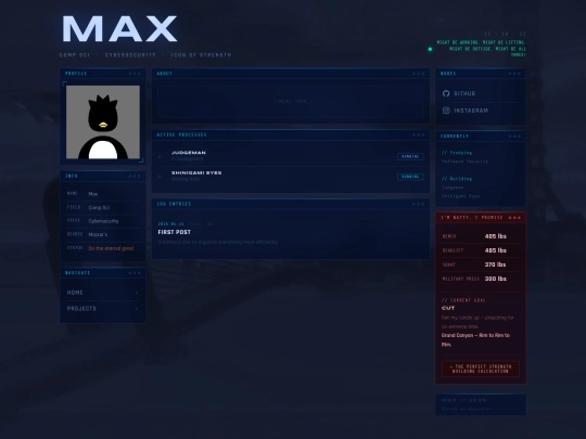 index screenshot