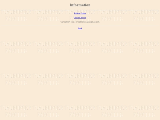 info screenshot
