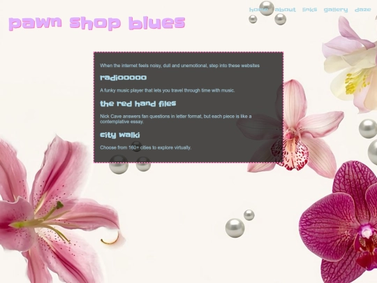 links screenshot