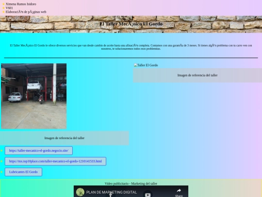 PaginaWebCSS-XimenaRamosIsidoro_V601 screenshot