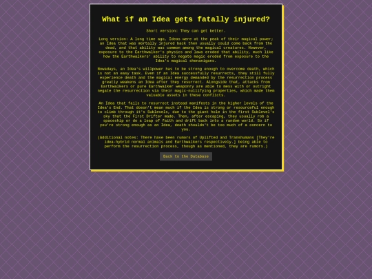 ideaverse/database/fatalinjures screenshot
