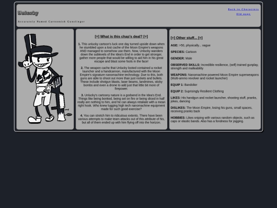 ideaverse/profiles/unlucky screenshot