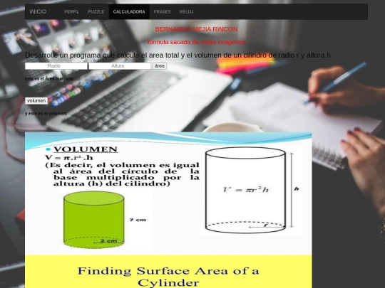 aaaa/volumen-de-un-cilindro screenshot