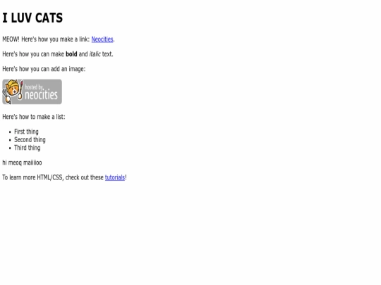 index screenshot