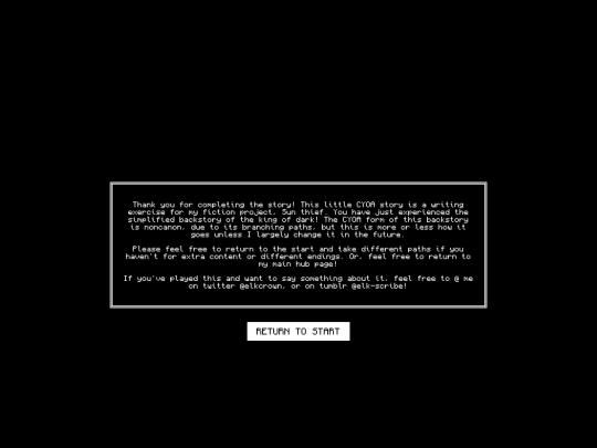 cyoa/end screenshot