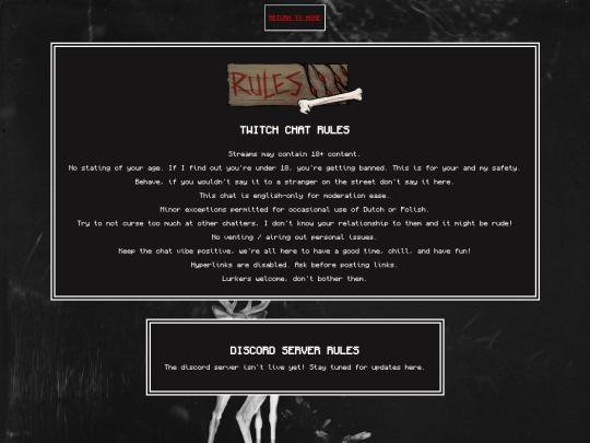 streamingstuff/rules screenshot