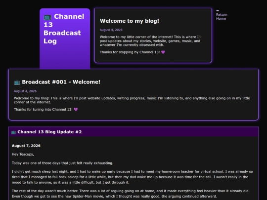 blog screenshot