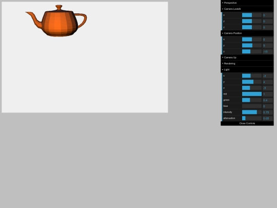 phoria.js-0.9.16/test3s_teapot screenshot