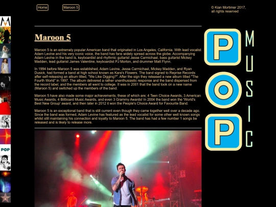 Maroon5 screenshot