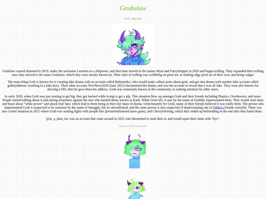 grubslaw screenshot