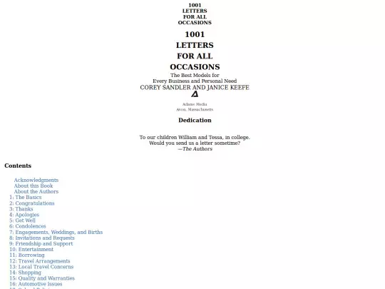 books/1001LettersForAllOccasions-CoreySandler screenshot