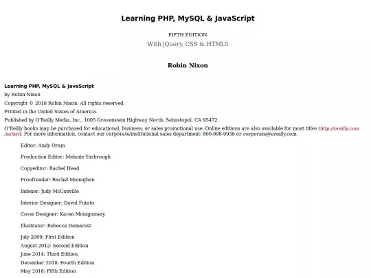 books/Learning PHP, MySQL & JavaScript - Robin Nixon.htmlz_FILES screenshot