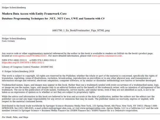 books/ModernDataAccessWithEntityFrameworkC-HolgerSchwichtenberg screenshot