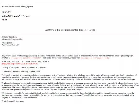 books/ProC7-AndrewTroelsen screenshot