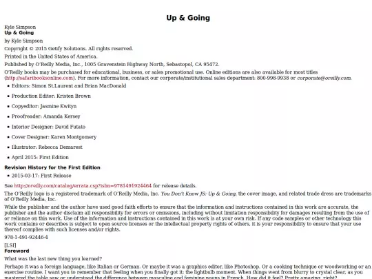 books/YouDontKnowJS_ES6UpAndGoing-KyleSimpson screenshot