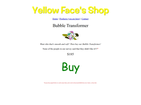 products/bubbletransformer screenshot