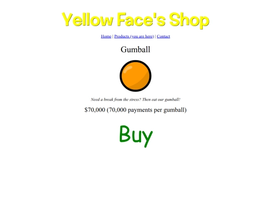 products/gumball screenshot