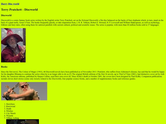 Harry/page2 screenshot