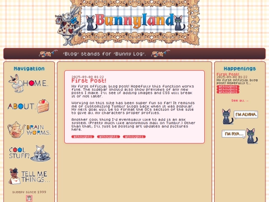 blog screenshot