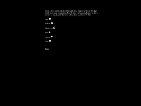 feelings screenshot