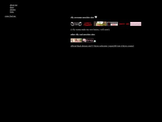 links screenshot