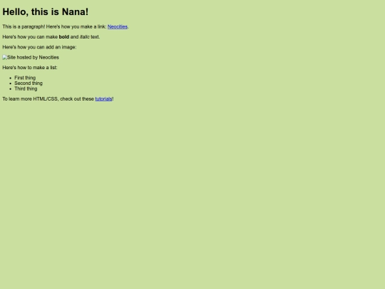 index screenshot