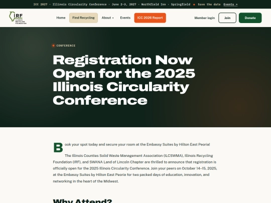 blog/Conferenceregistration screenshot