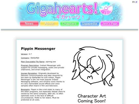 gigahearts/characters/pippin screenshot