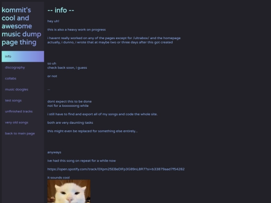 artchive/song-dump screenshot