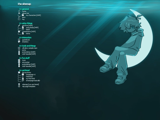 sitemap screenshot