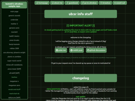 ultrabox/credits-and-changelog screenshot
