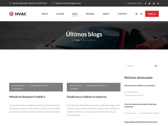 blog screenshot