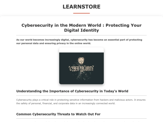 LearnStore/CyberSecurity screenshot