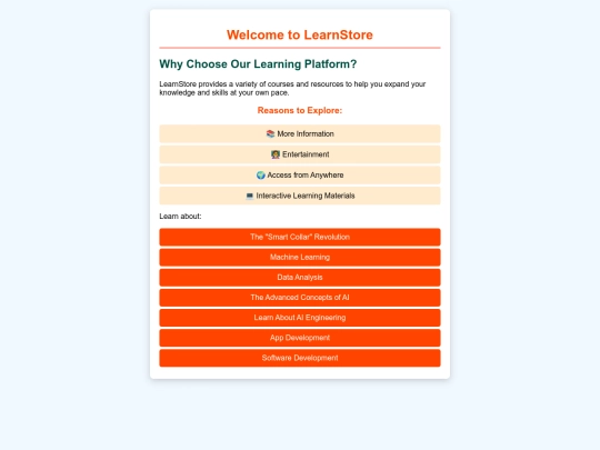 LearnStore screenshot