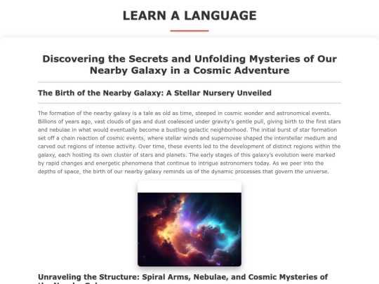 Learn_A_Language/NearbyMilkyWay screenshot