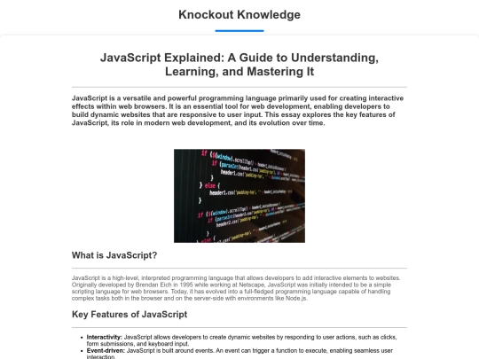 knowledge/javascript/javascript screenshot