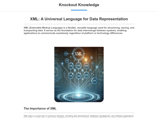 knowledge/learn about XML/XML screenshot