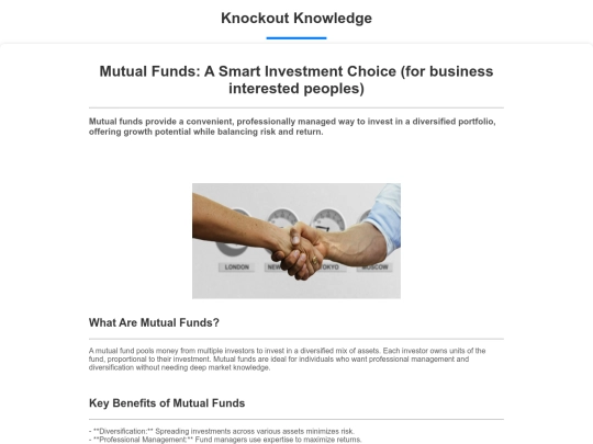 knowledge/money screenshot