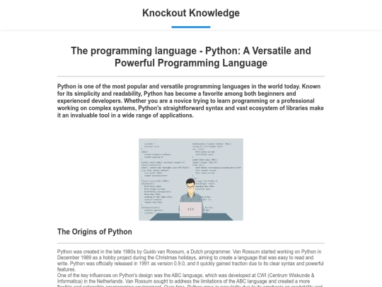 knowledge/python screenshot