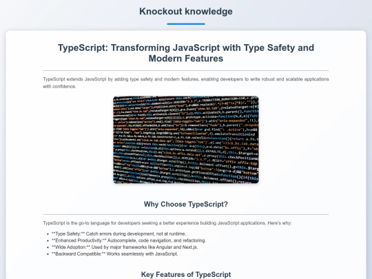knowledge/typescript screenshot