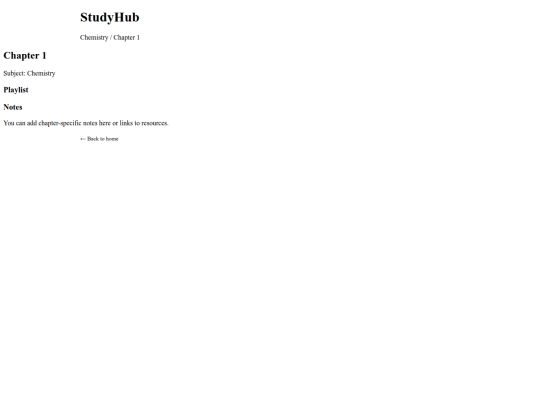 study focus/chemistry/chapter1 screenshot