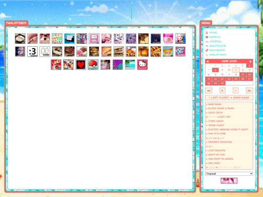fanlistings screenshot